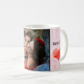 個人写真入り I Love You コーヒーマグカップ (正面右)