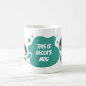 個人写真家族お気に入りの飲み物思い出プレゼント コーヒーマグカップ (中央)