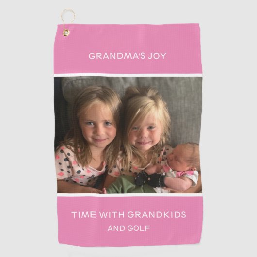 個人写真·文字ゴルフタオル ゴルフタオル (正面)