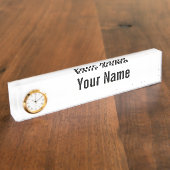 個人創造 デスクネームプレート (側面)