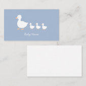 個人化されたベビーダッククリングありがとうご注意カード ノートカード (正面/裏面)