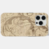 個人化された書ヴィンテージの渦巻きiPhone Case-Mate iPhoneケース (裏面 (横))