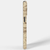 個人化された書ヴィンテージの渦巻きiPhone Case-Mate iPhoneケース (裏面 / 右)