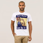 個人化して下さい-それをすることができます! Tシャツ (正面フル)