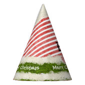 個人化して下さい: メリークリスマスの小妖精や小人の衣裳の帽子 パーティーハット (左)