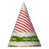 個人化して下さい: メリークリスマスの小妖精や小人の衣裳の帽子 パーティーハット (右)