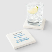 (個人化して下さい)個人的なtouchを加えて下さい。 文字を黒くして下さい ストーンコースター (横)