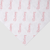 個人化して下さい: 女の子の一流のピンクの誕生会のテーマ 薄葉紙 (詳細)