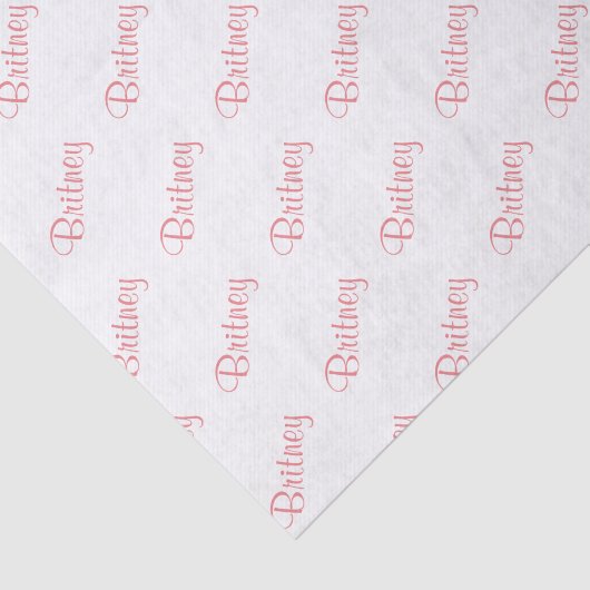 個人化して下さい: 女の子の一流のピンクの誕生会のテーマ 薄葉紙 (詳細)