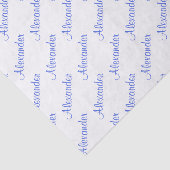 個人化して下さい: 男の子の一流の青い誕生会のテーマ 薄葉紙 (詳細)