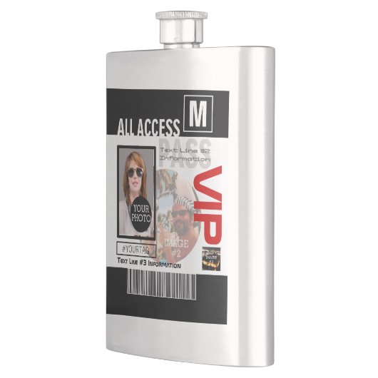 個人化なるあなた自身のVIPのパス8の方法を作成して下さい フラスク (左)