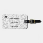 個人化なるべきはえの魚釣りの魅惑 ラゲッジタグ (正面横)