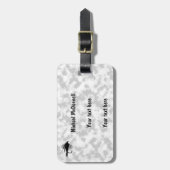 個人化なるべきはえの魚釣りの魅惑 ラゲッジタグ (正面縦)