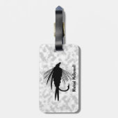 個人化なるべきはえの魚釣りの魅惑 ラゲッジタグ (裏面縦)