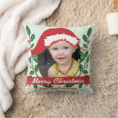 個人化なるべきサンタのカスタムな帽子 クッション (ブランケット)