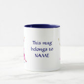 個人化なるべき妖精のプリンセスのマグ マグカップ (中央)