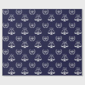 個人化法學校畢業賀詞 ラッピングペーパー (フラット)