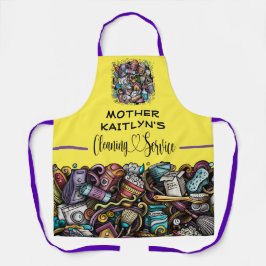 個人又は業務用の清掃サービスエプロン エプロン