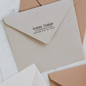 個人名のファンシー差出人住所 セルフインキングスタンプ