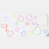 個人名の付いた電話カバー,テンプレート Case-Mate iPhoneケース (裏面 (横))