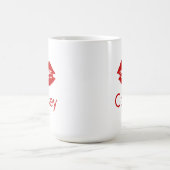 個人名の唇夫人マグ コーヒーマグカップ (中央)