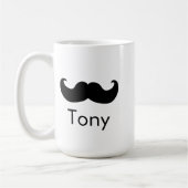 個人名の髭の氏マグ コーヒーマグカップ (左)