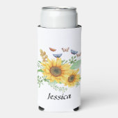 個人名ひまわり春 スリム缶クーラー (Seltzer正面)