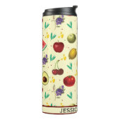 個人名トロピカルフルーツと野菜 タンブラー (回転左)