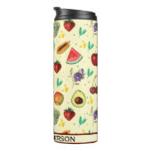 個人名トロピカルフルーツと野菜 タンブラー (回転右)