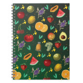 個人名トロピカルフルーツと野菜 ノートブック (正面)