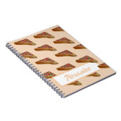 個人名パステルモダンオレンジ妖精パン。 ノートブック (右側)