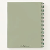 個人名ベビーJournalノートブック | ノートブック (裏面)