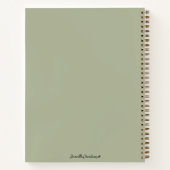 個人名ベビーJournalノートブック | ノートブック (裏面)