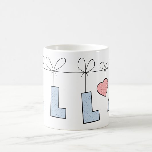 個人名マグエラ コーヒーマグカップ (中央)