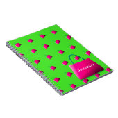 個人名ライムモダングリーン ノートブック (右側)