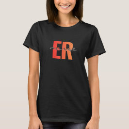 個人名入りのERナース Tシャツ