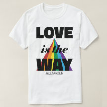 個人名入りブラックレインボー Love Is The Way