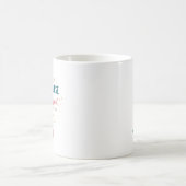 個人名入り点滴看護師感謝の引用 コーヒーマグカップ (中央)