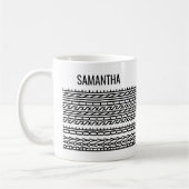 個人名入り隠しメッセージ 希望の光 コーヒーマグカップ (左)