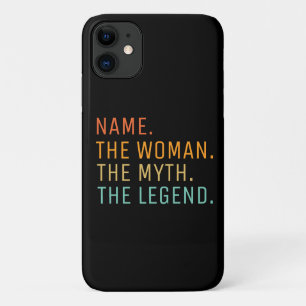 個人名入り ザ・ウーマン ザ・伝説 ザ・神話 iPhone 11 ケース