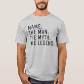 個人名入り マン・ザ・ミス・ザ・レジェンド Tシャツ (正面)
