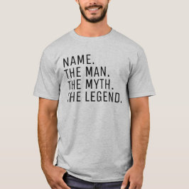個人名入り マン・ザ・ミス・ザ・レジェンド Tシャツ