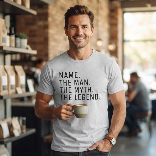 個人名入り マン・ザ・ミス・ザ・レジェンド Tシャツ