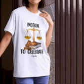 個人名入れの面白い法科大学院卒業生 Tシャツ