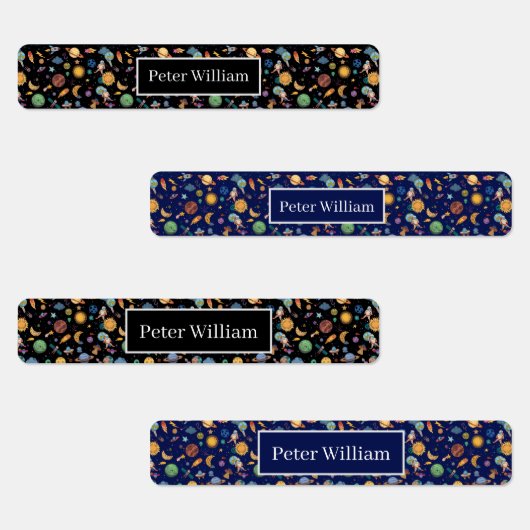 個人名宇宙飛行士惑星宇宙バックスクール ラベル (グループ)