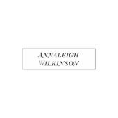 個人名署名のエレガントカスタム セルフインキングスタンプ (デザイン)