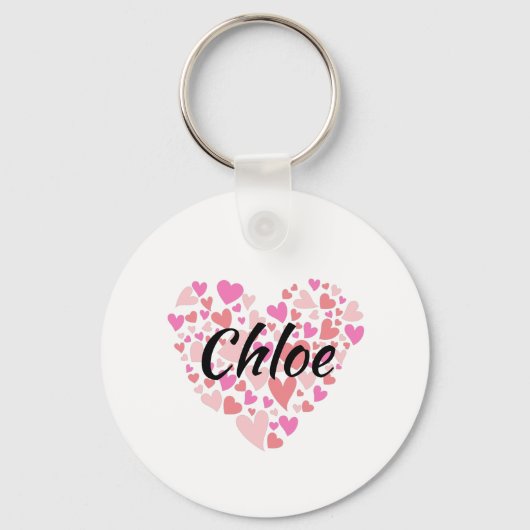 個人名(ハート) キーホルダー (正面)