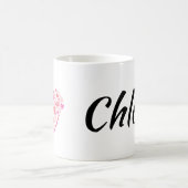 個人名(ハート) コーヒーマグカップ (中央)