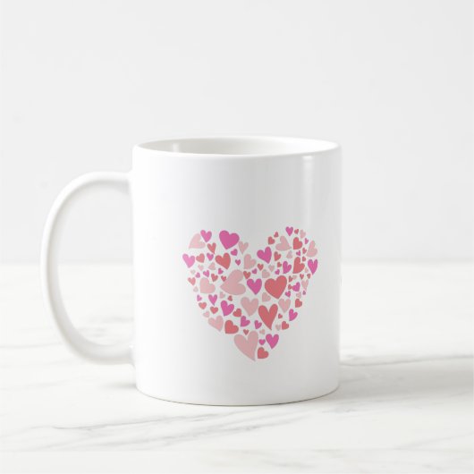 個人名(ハート) コーヒーマグカップ (左)