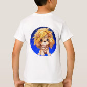 個人名Astrology〔占星術の〕十二宮図サインレオ後面 Tシャツ (裏面)